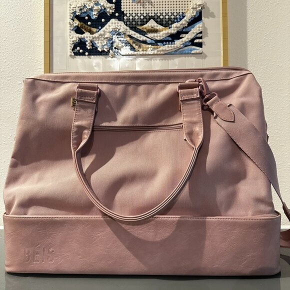 BEIS Weekend Bag in Atlas Pink ✨ New Without Tags✨ - Picture 2 of 6